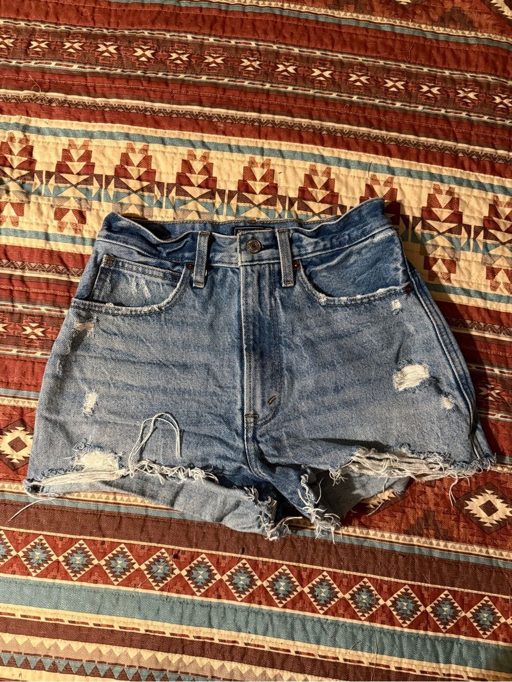 Abercrombie & Fitch natural rise short size 0